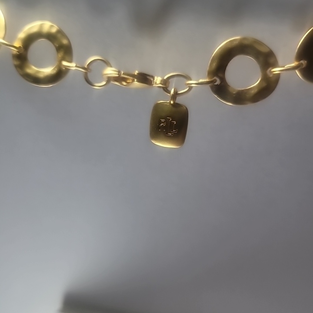 Gold-colored RLL necklace - Picture 8 of 9